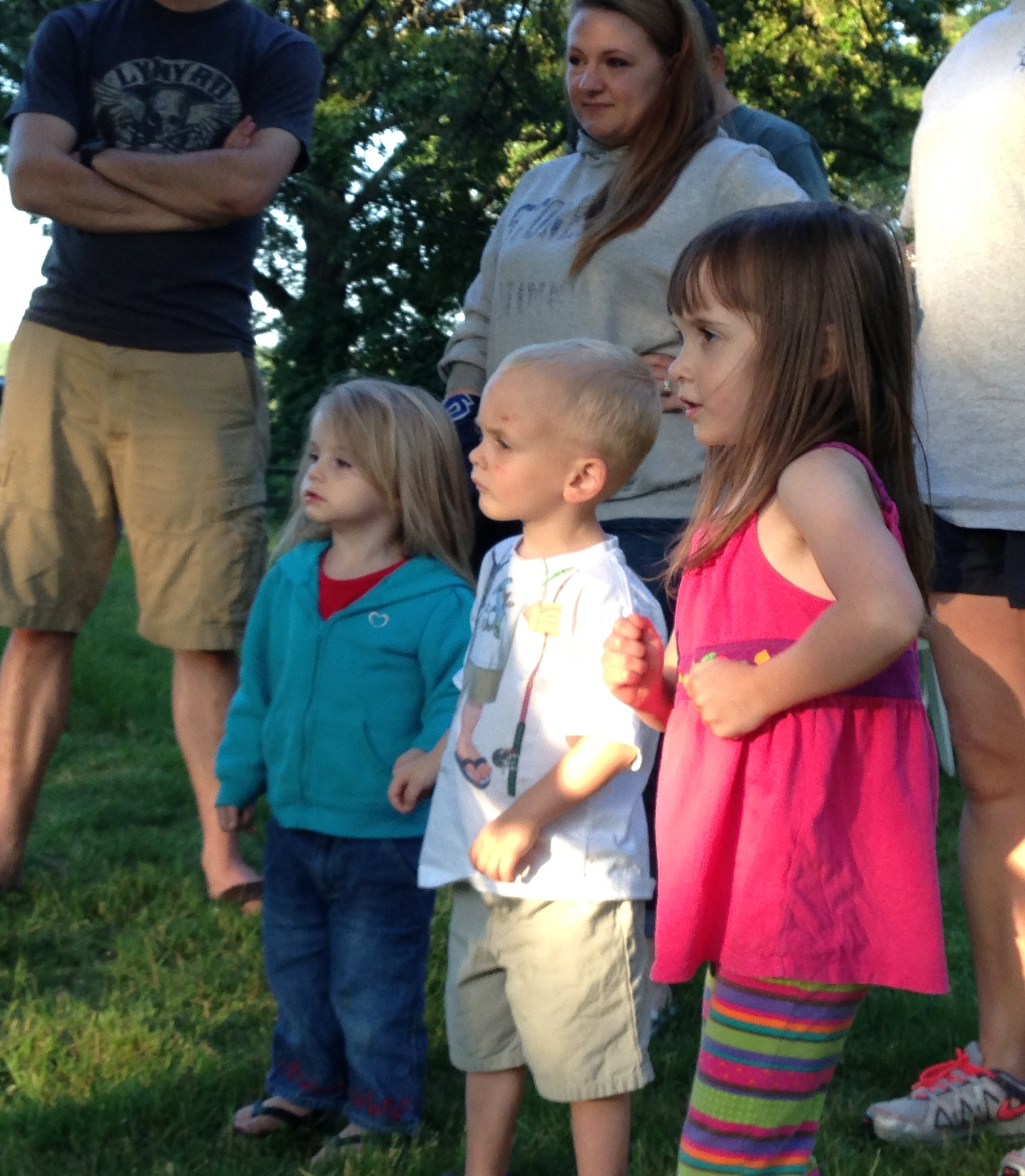 2013 Spring Mexican Fiesta- waiting for the piñata to be broken!